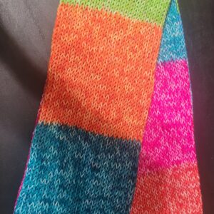 handmade knitted scarf